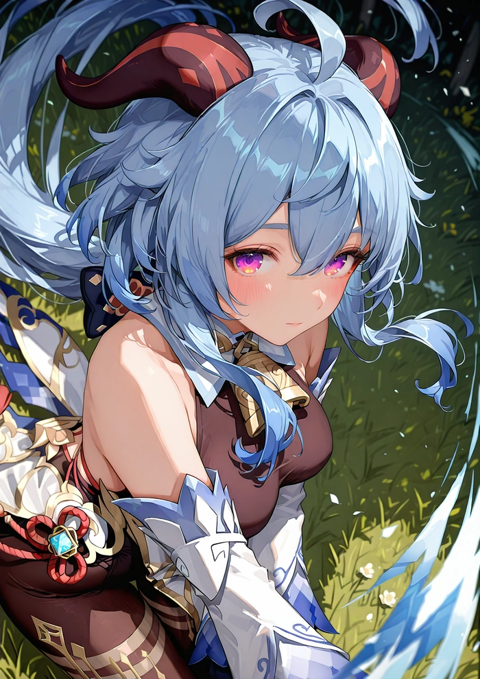 Hình Ganyu Genshin Impact cute