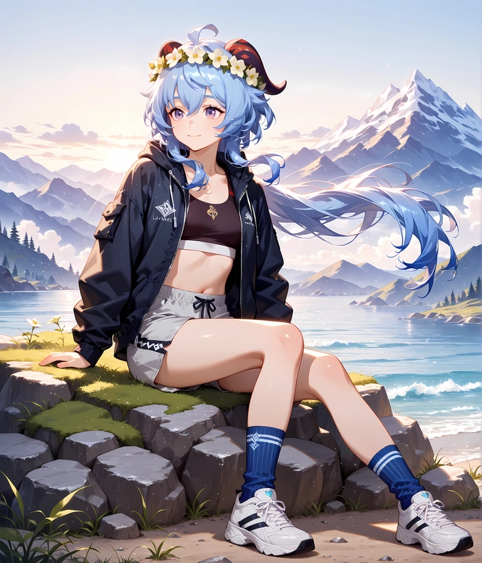 Hình Ganyu Genshin Impact