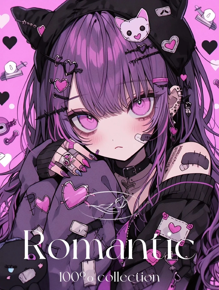 Hình Kuromi anime ngầu nhưng cute