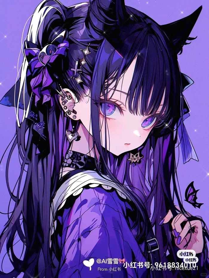 Hình Kuromi cute anime siêu dễ thương