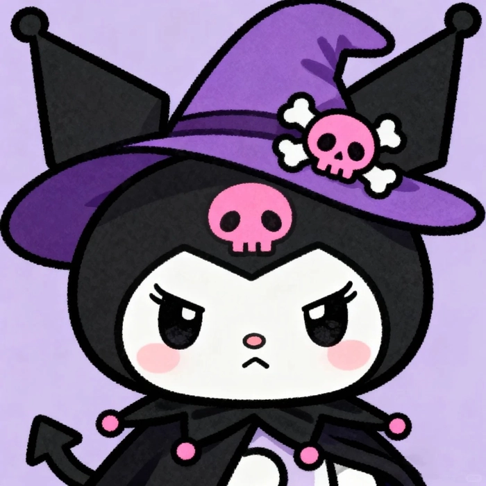 Hình Kuromi cute ngầu lòi cực cá tính