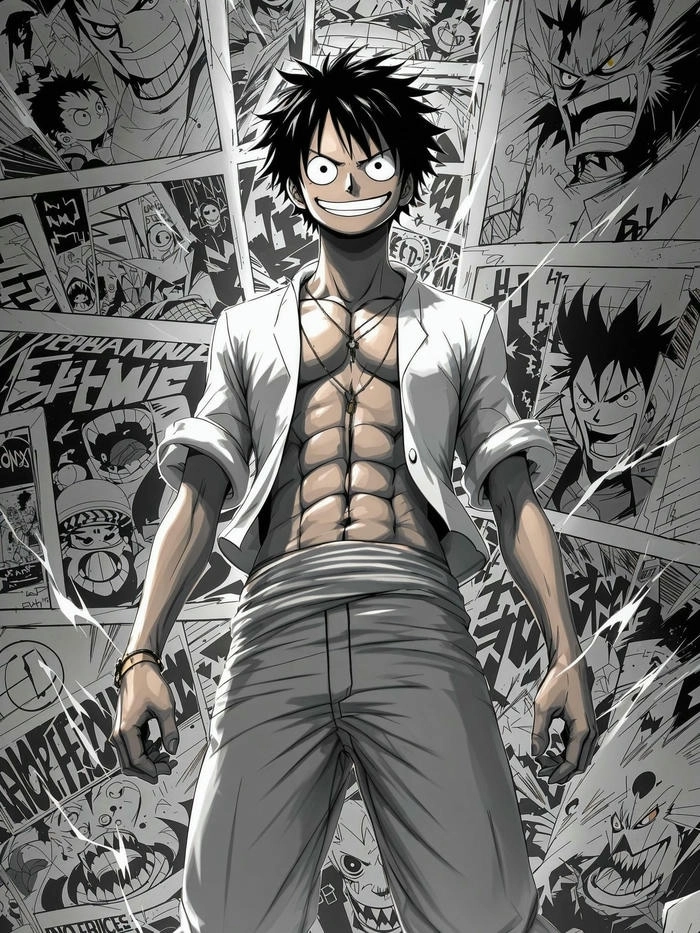 Hình Luffy cực ngầu cute