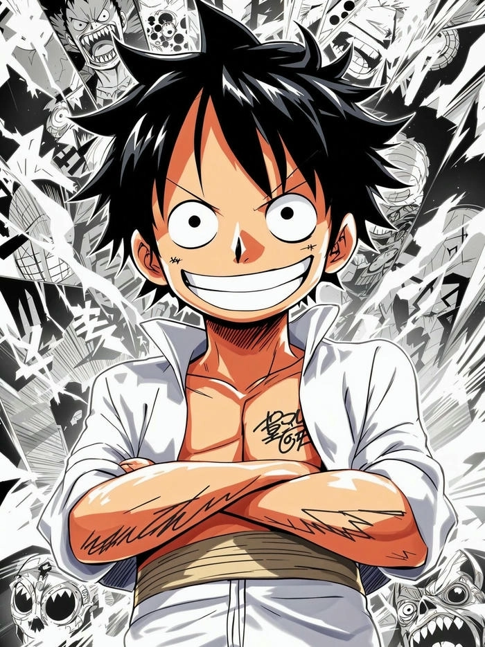 Hình Luffy cute