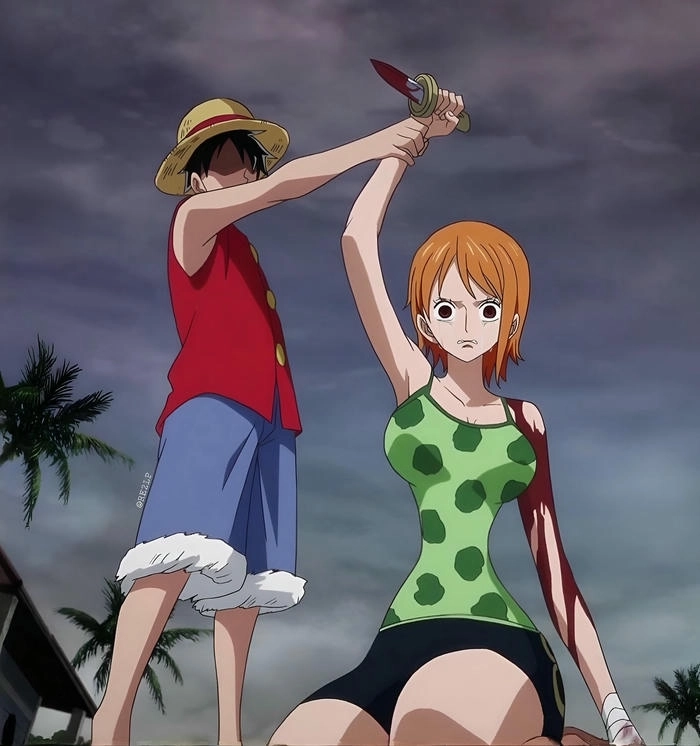 Hình Luffy hài hước