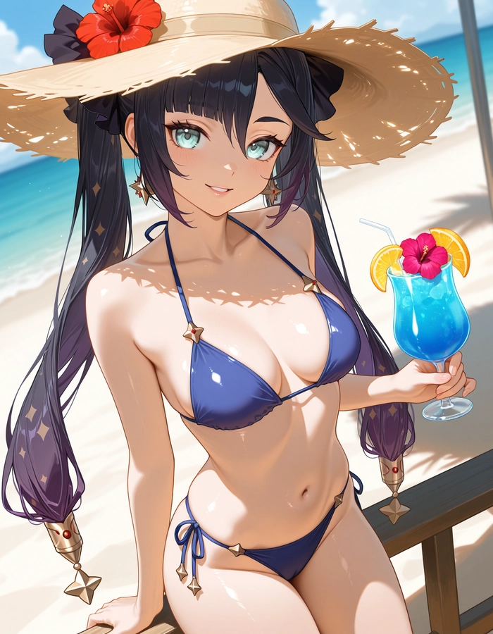 Hình Mona Genshin sexy