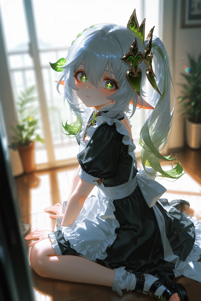 Hình Nahida cute tinh tế