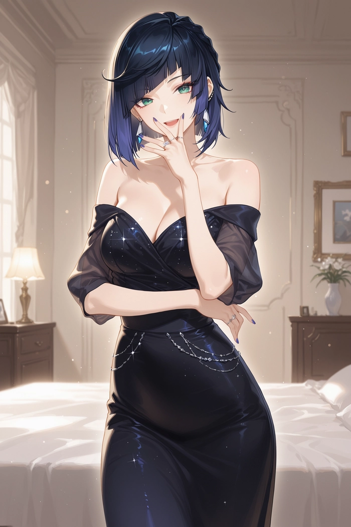 Hình Yelan sexy và lạnh lùng