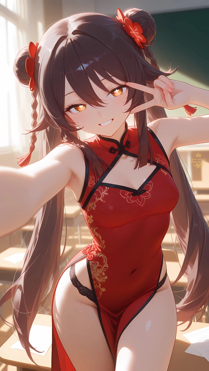 Hình ảnh HuTao cute cực chất