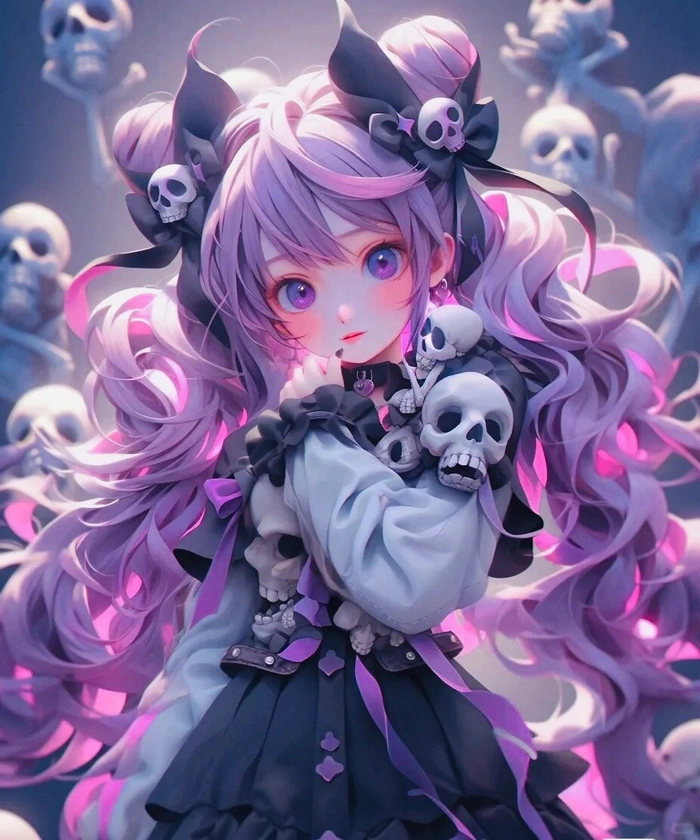 Hình ảnh Kuromi anime cute cool hết nấc