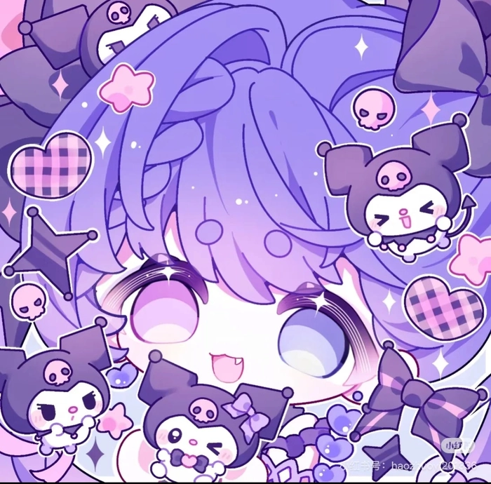 Hình ảnh Kuromi anime dễ thương nổi bật