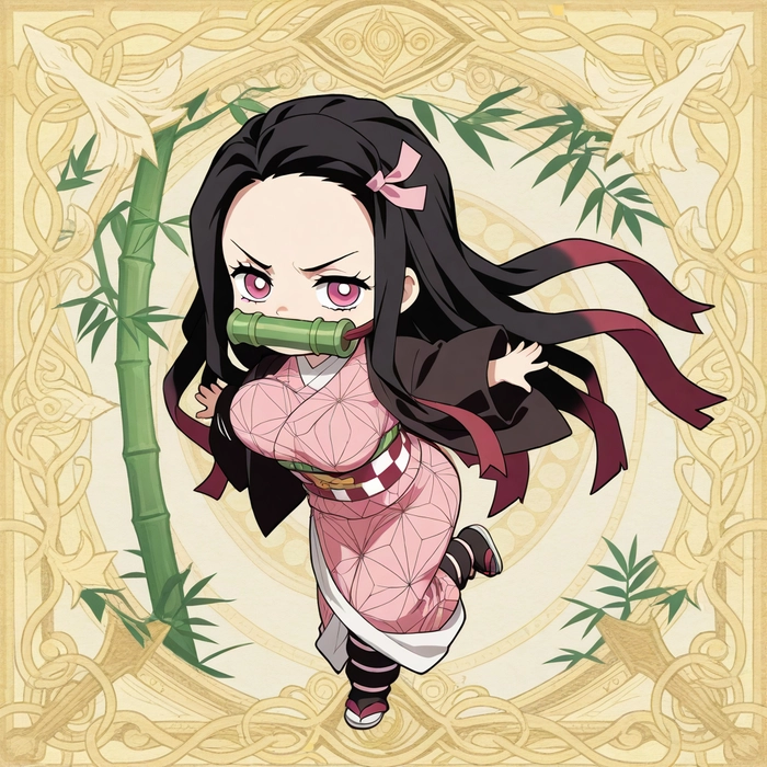 Hình ảnh Nezuko dễ thương hết nấc