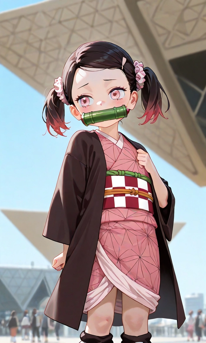 Hình ảnh Nezuko dễ thương và ngầu