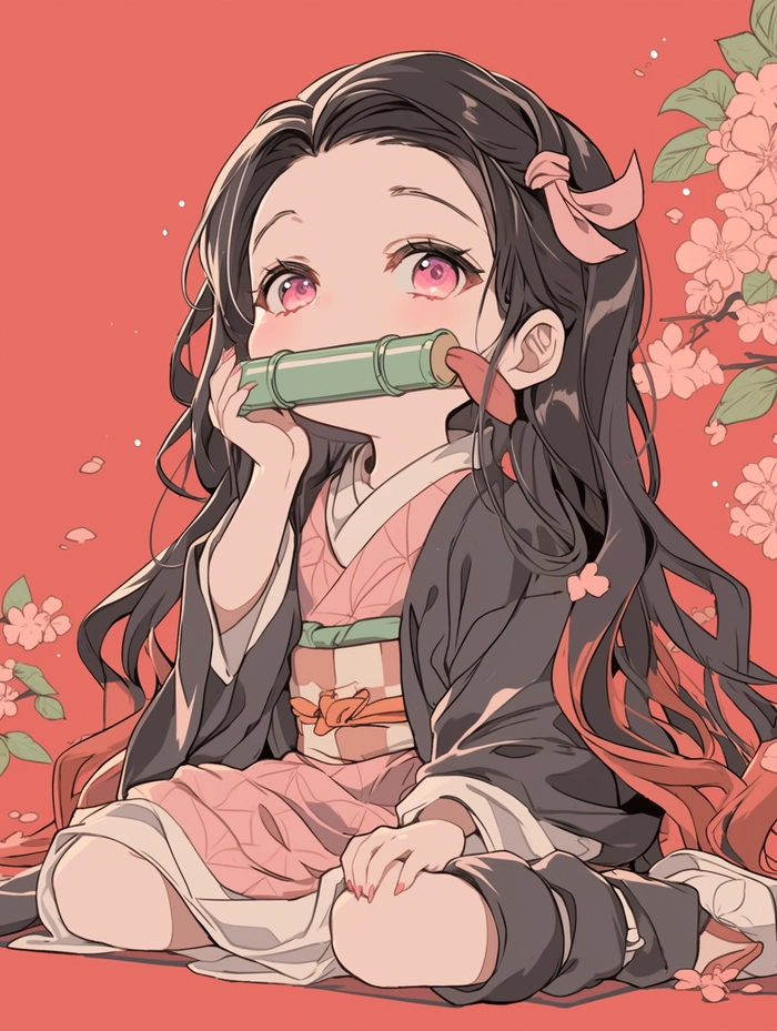 Hình ảnh Nezuko ngầu cực chất
