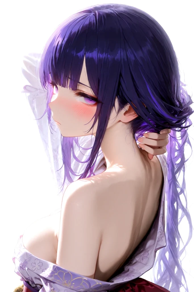 Hình ảnh Raiden Shogun gợi cảm