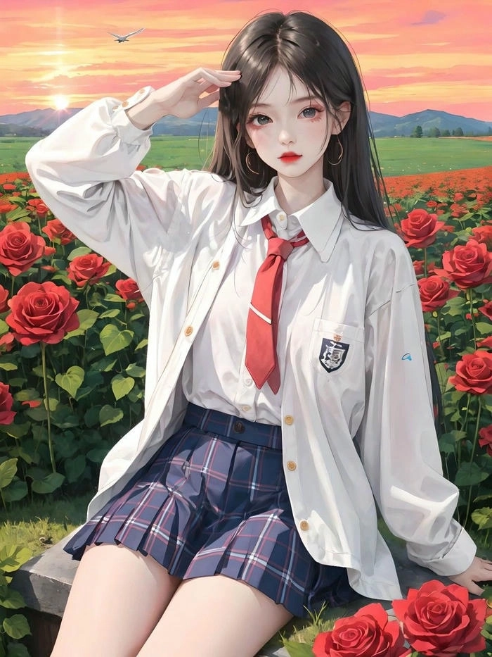 Hình ảnh anime nữ học sinh đáng yêu nhất