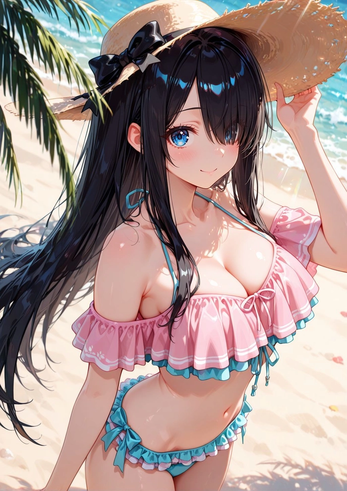 Hình ảnh gái anime cute dịu dàng