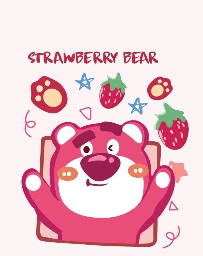 Hình ảnh gấu Dâu cute