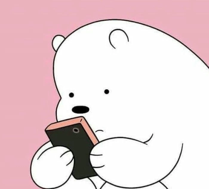 Hình ảnh gấu trắng cute dễ mến