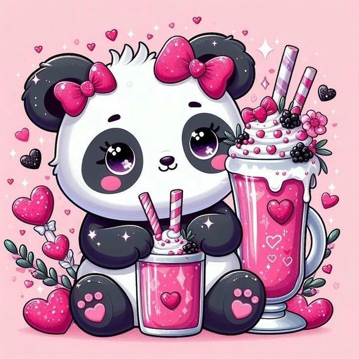 Hình ảnh gấu trúc chibi cute