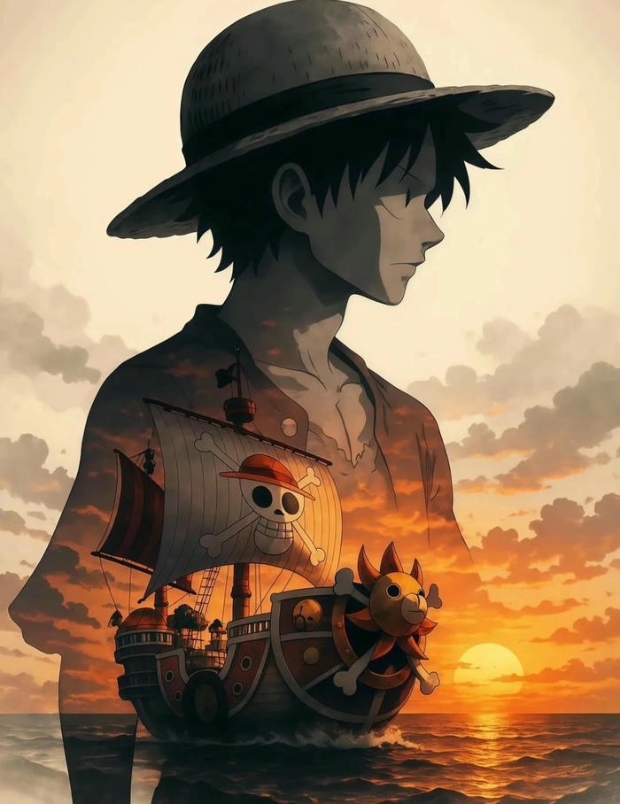 Hình anime Luffy bá đạo