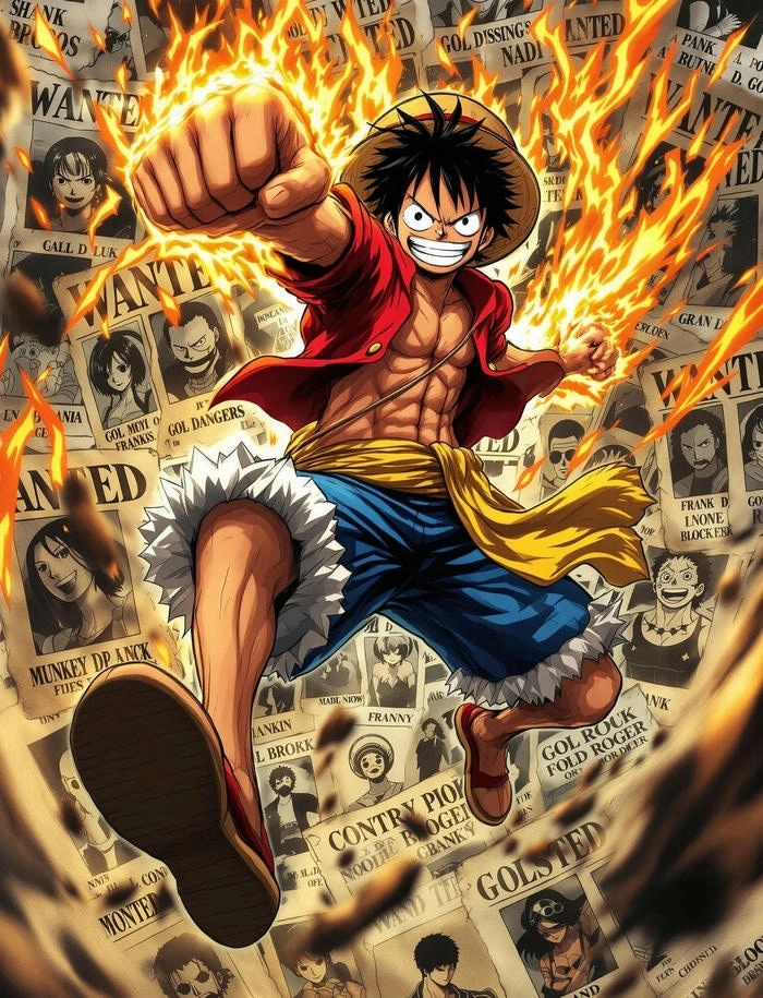 Hình anime Luffy cute