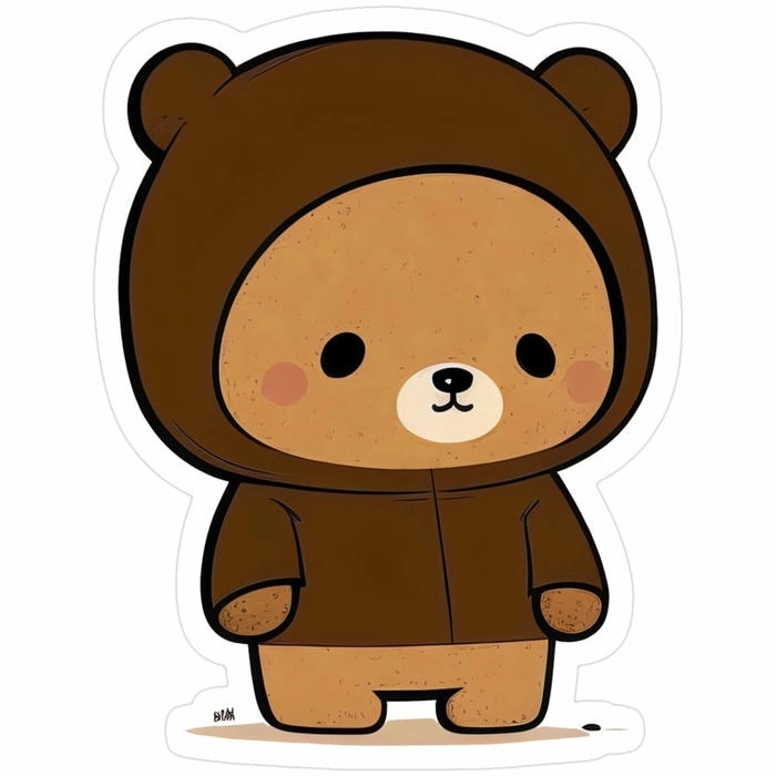 Hình gấu nâu đáng yêu