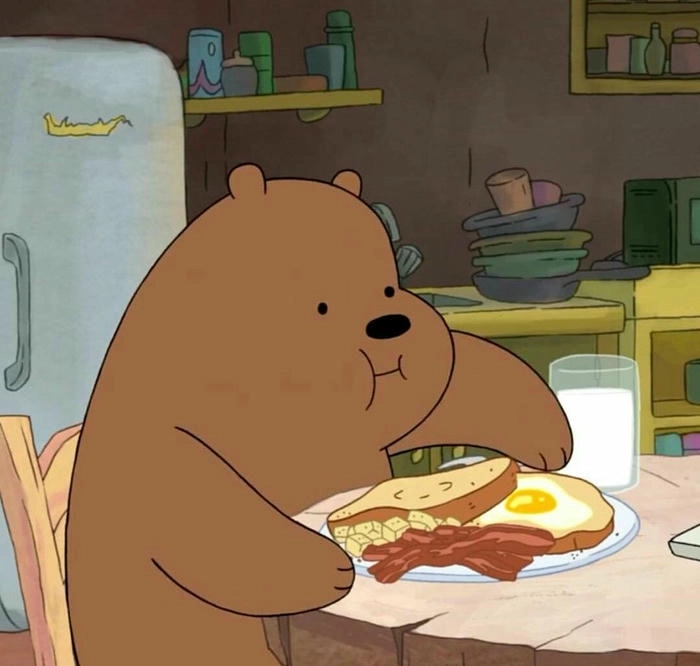 Hình gấu nâu dễ thương