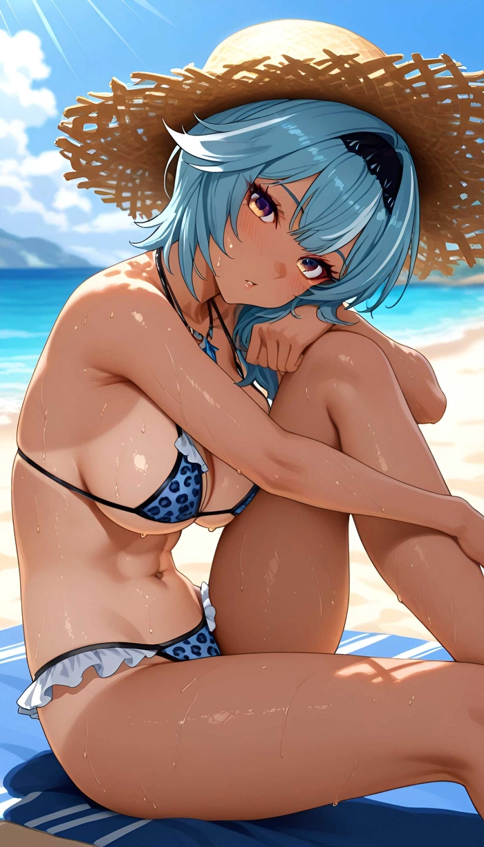 Hình nền Eula bikini cuốn hút