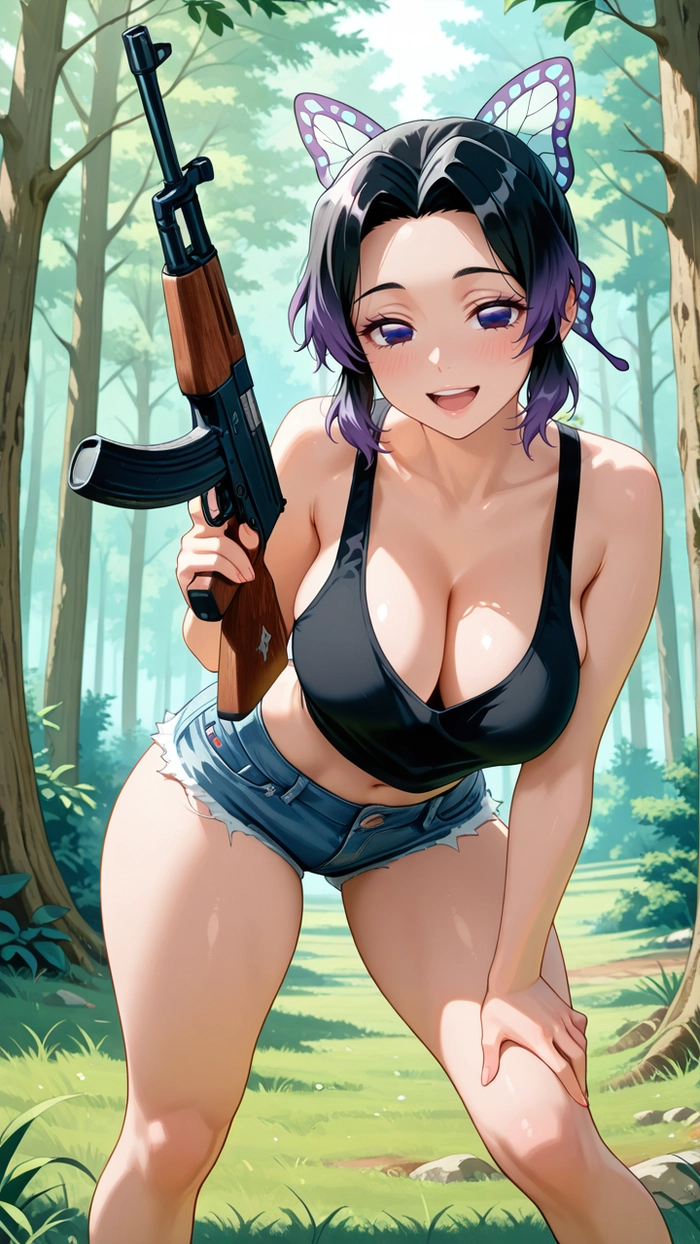 Kochou Shinobu anime dễ thương