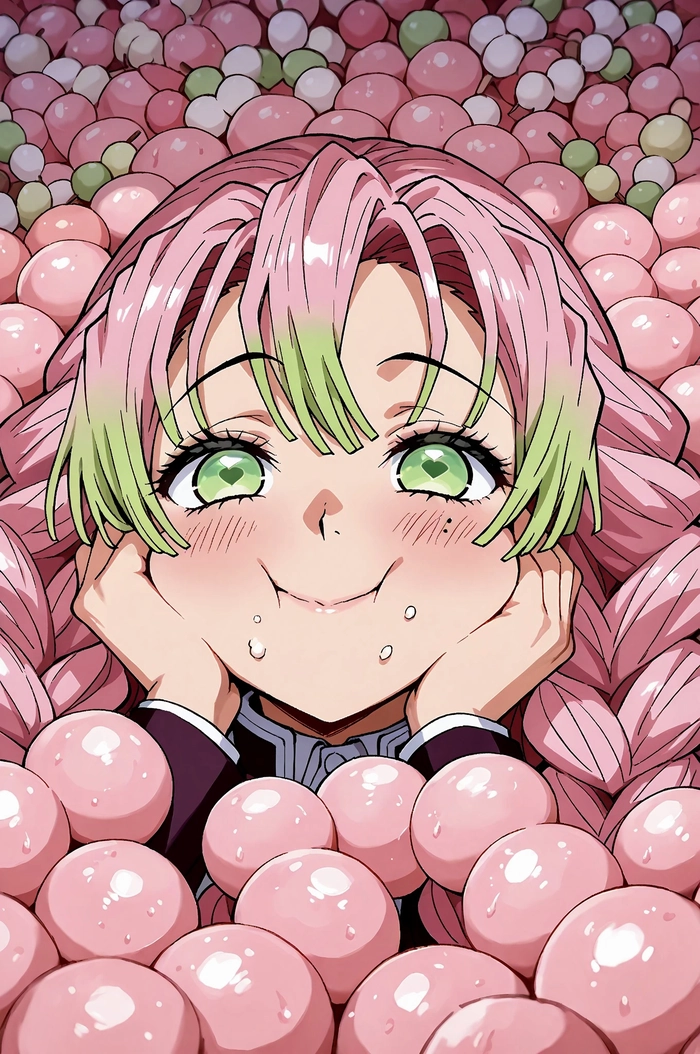 Mitsuri Kanroji Kimetsu no Yaiba chibi