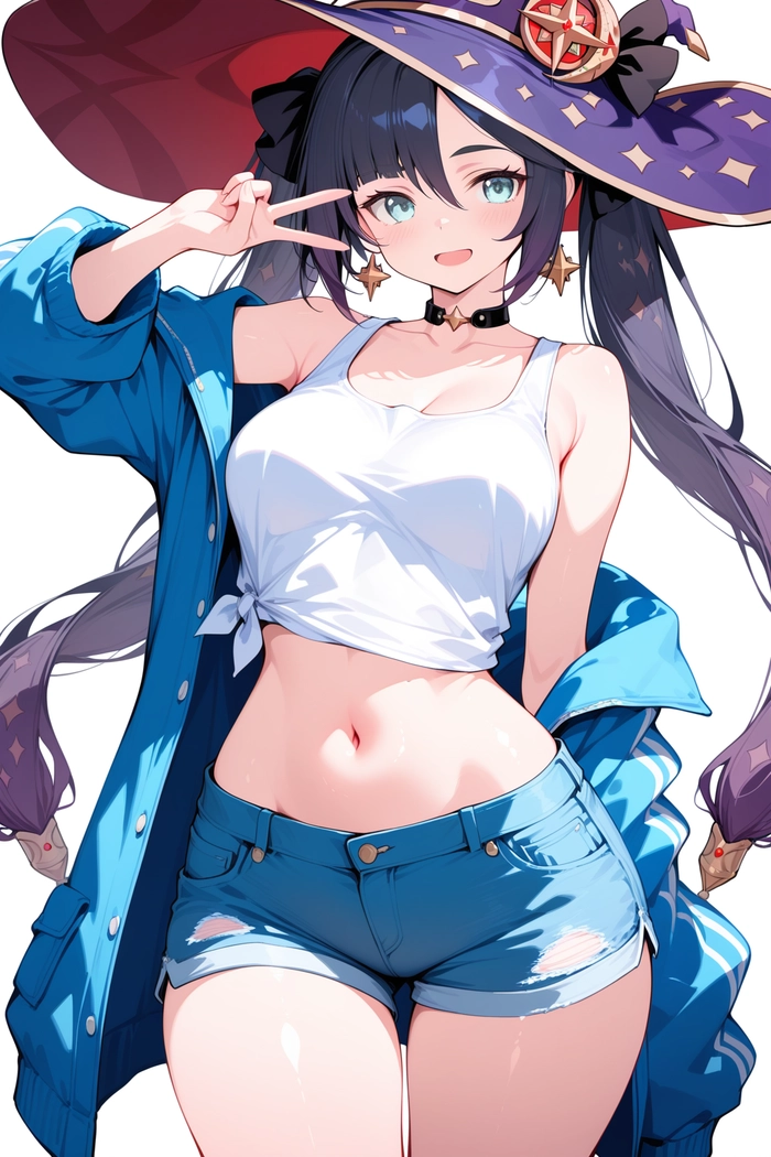 Mona Genshin nền điện thoại