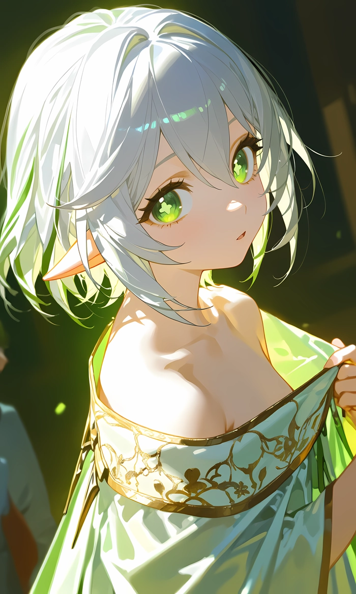 Nahida chibi Genshin dễ thương