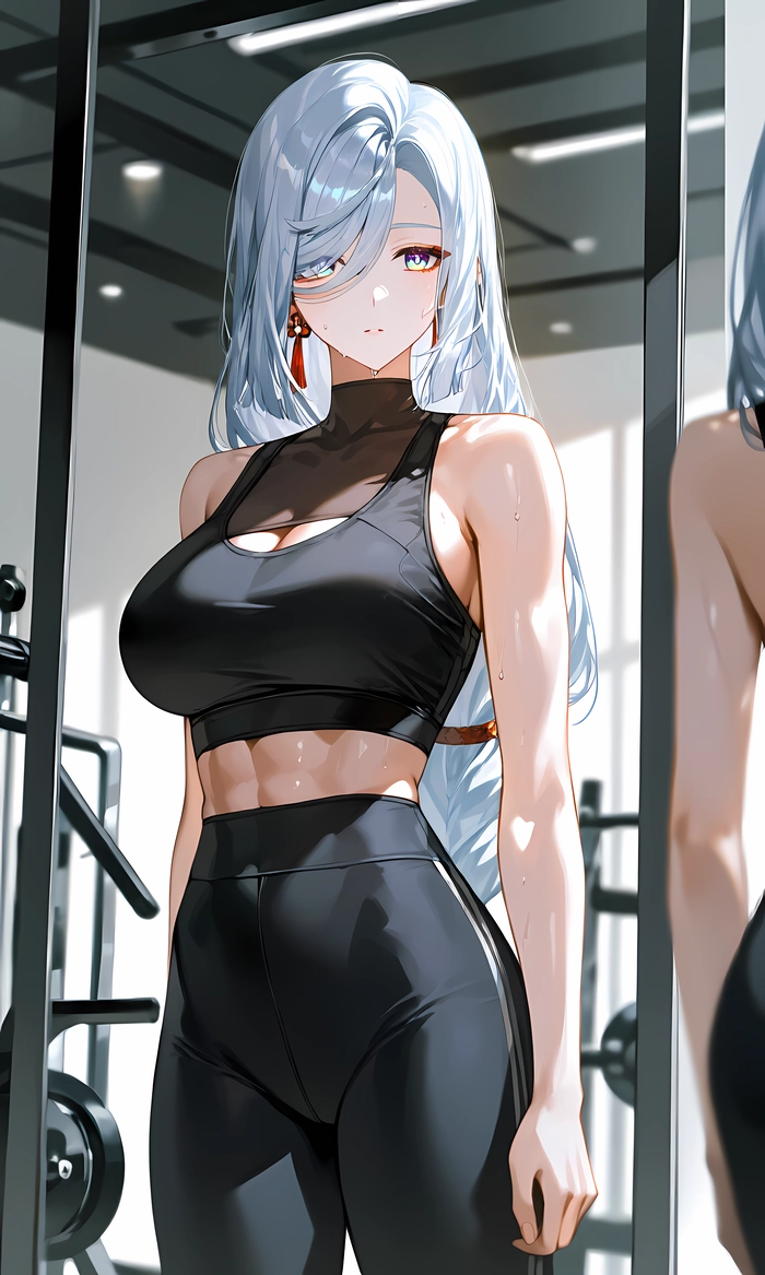 Shenhe anime đẹp kiêu sa