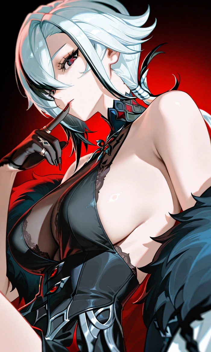 Wallpaper Arlecchino Genshin