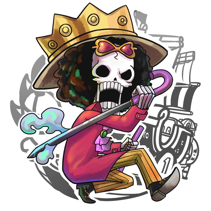 Ảnh Brook phiên bản chibi