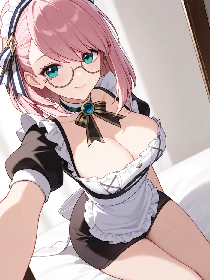 Ảnh Charlotte Genshin Impact rực rỡ