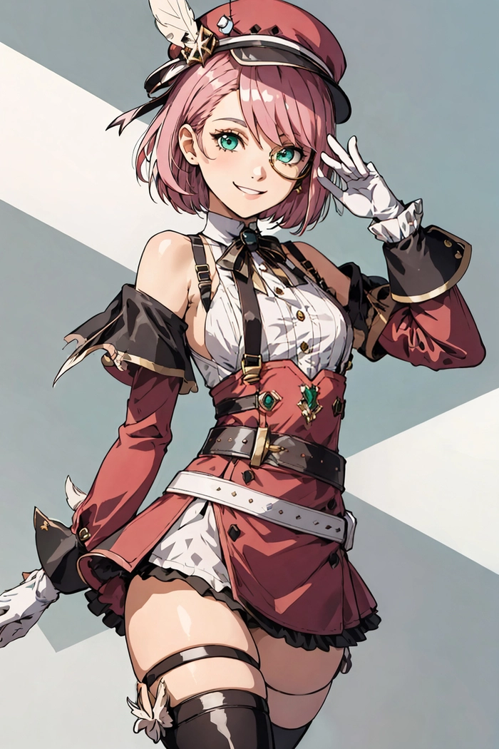 Ảnh Charlotte Genshin sắc màu