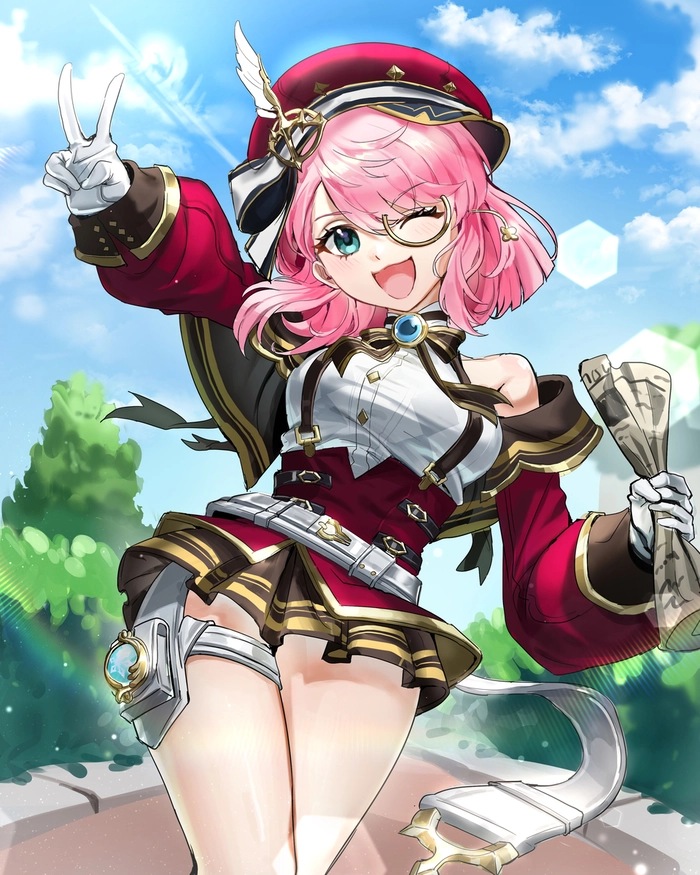 Ảnh Charlotte Genshin tươi sáng