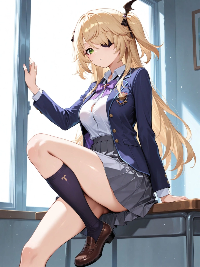 Ảnh Fischl đẹp lộng lẫy cuốn hút