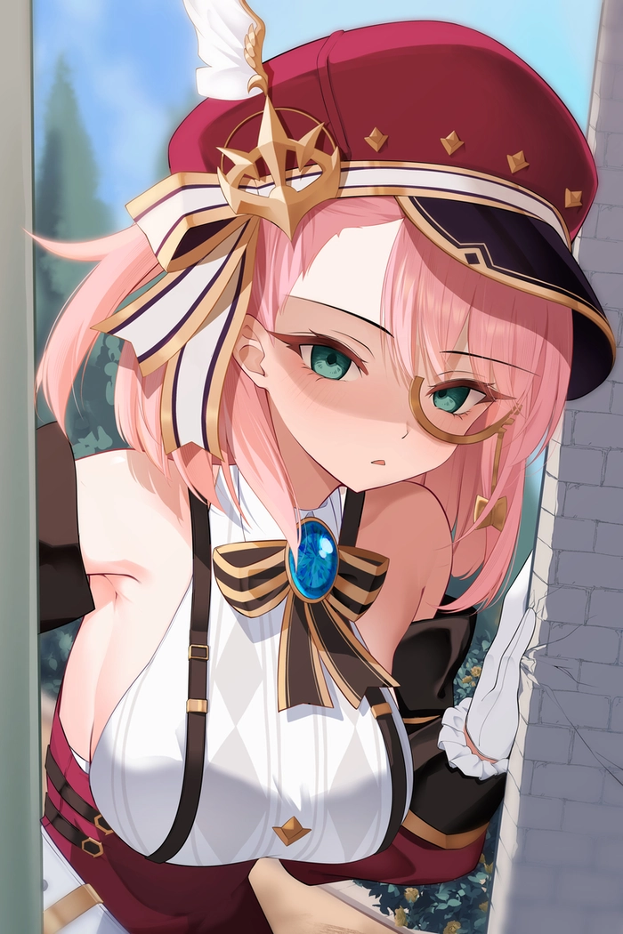 Ảnh Genshin Impact Charlotte cuốn hút