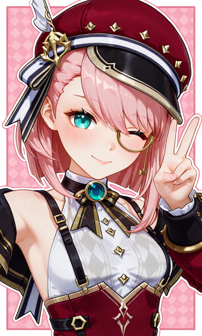 Ảnh Genshin Impact Charlotte làm avatar