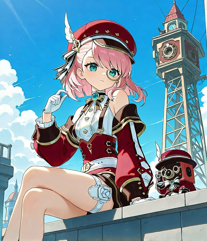 Ảnh Genshin Impact Charlotte mềm mại