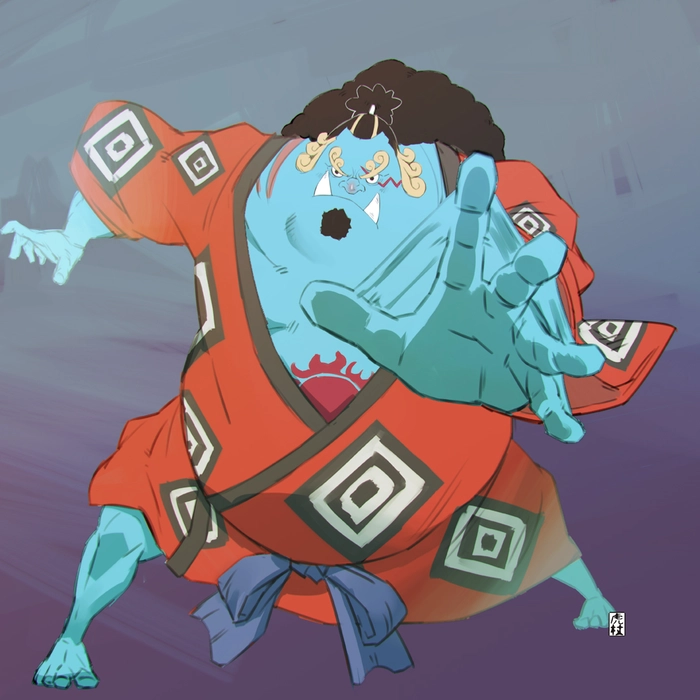 Ảnh Jinbe thần thái mạnh mẽ