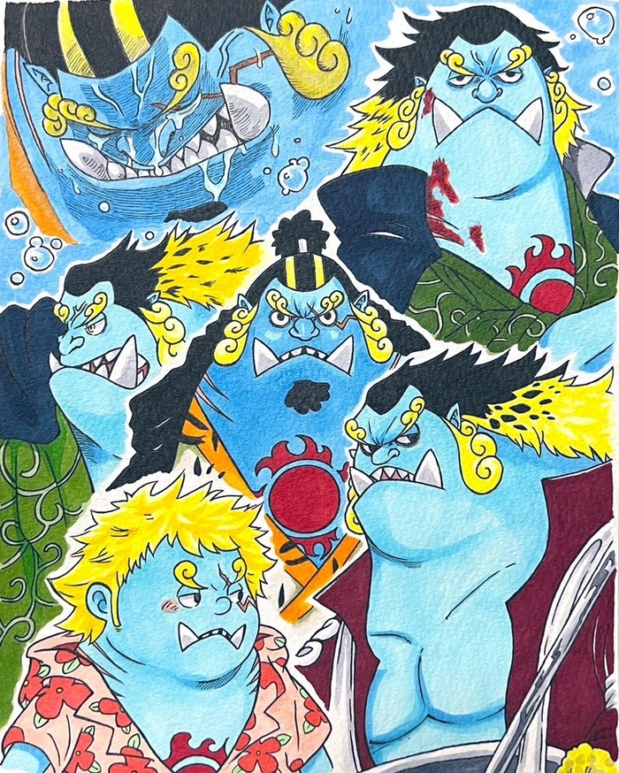 Ảnh Jinbei ngầu đầy cảm hứng