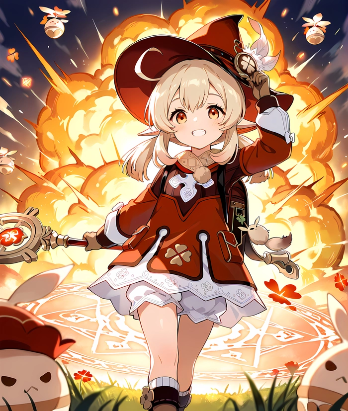 Ảnh Klee Genshin Impact cuốn hút