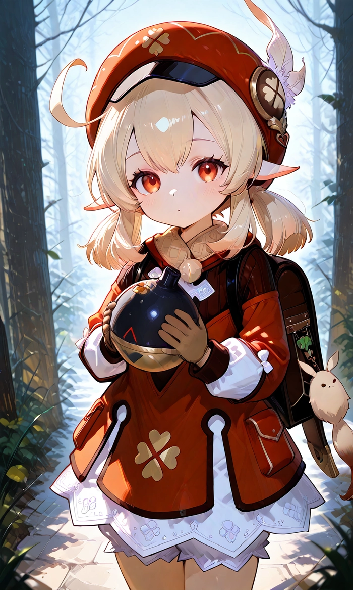 Ảnh Klee Genshin ấn tượng và quyến rũ