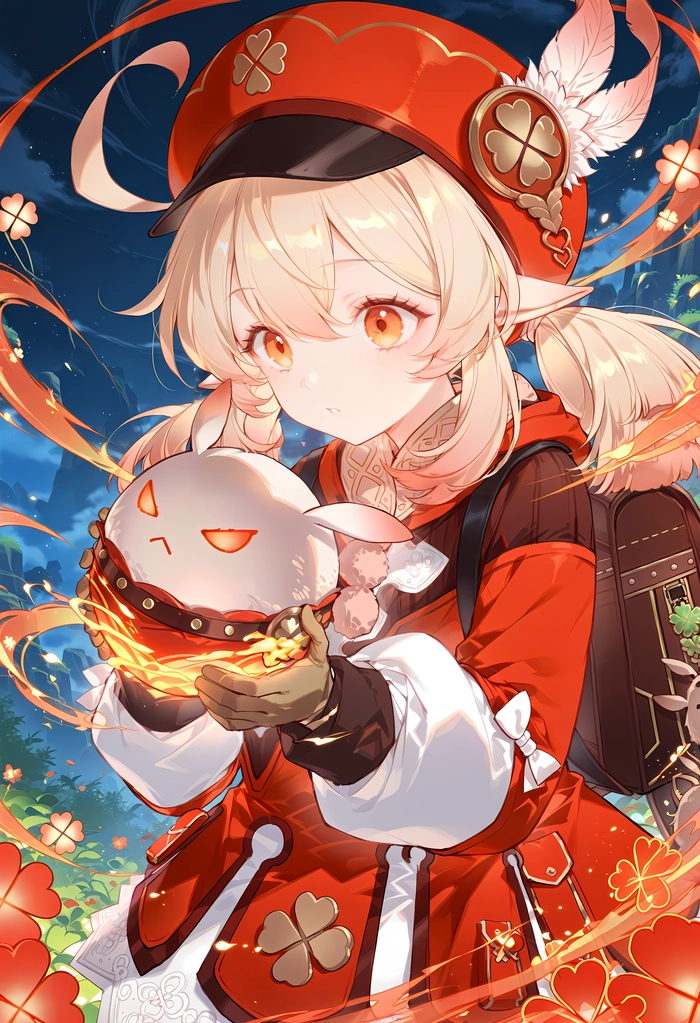 Ảnh Klee Genshin dễ thương, cá tính