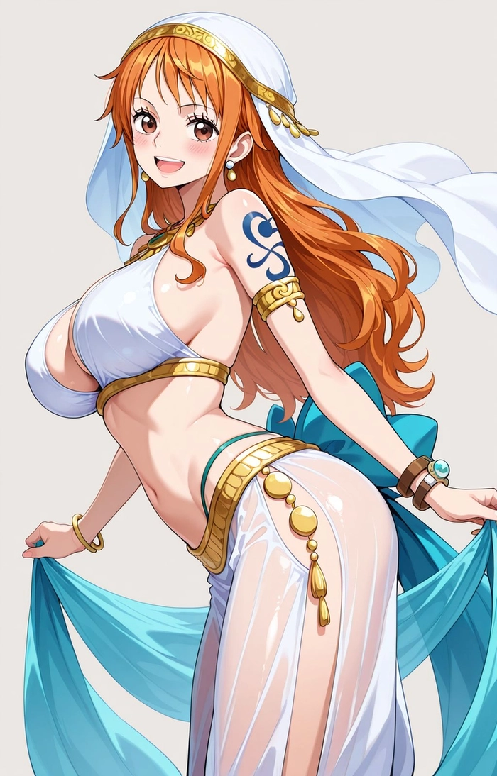 Ảnh Nami mặc đồ bơi trẻ trung