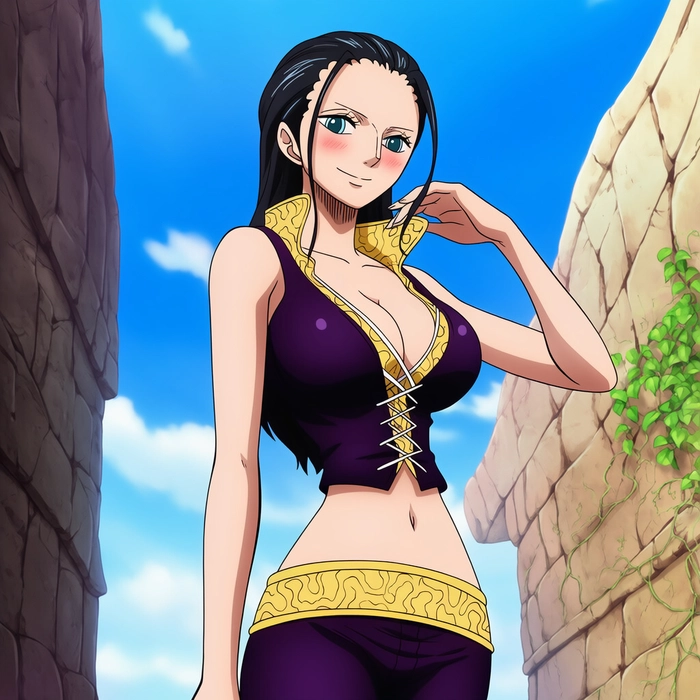 Ảnh Nico Robin cute nhẹ nhàng