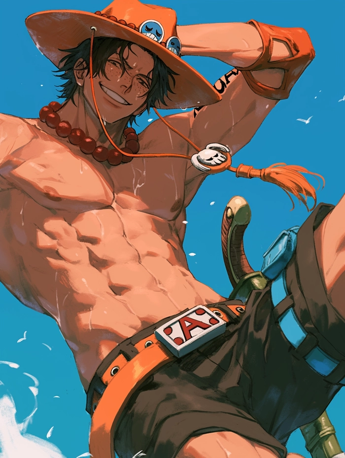 Ảnh One Piece Ace phiên bản ấn tượng